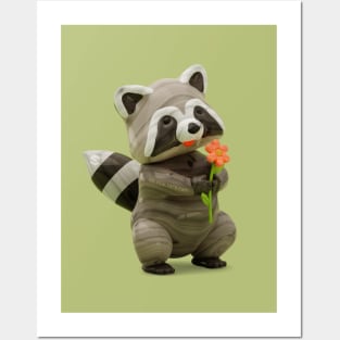 Cute Mapache (Raccoon) Posters and Art